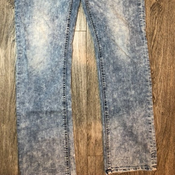 31/32 Mens Buffalo Straight Stretch Light Wash - Picture 6 of 11